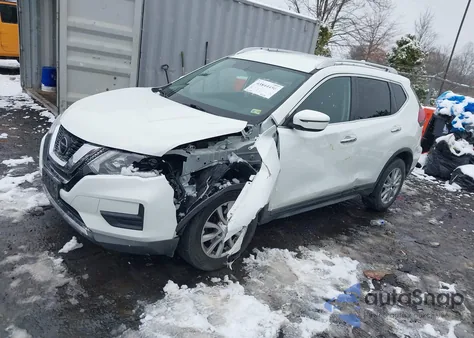 2018 Nissan Rogue Sv из США, поврежденный, VIN KNMAT2MV6JP569487